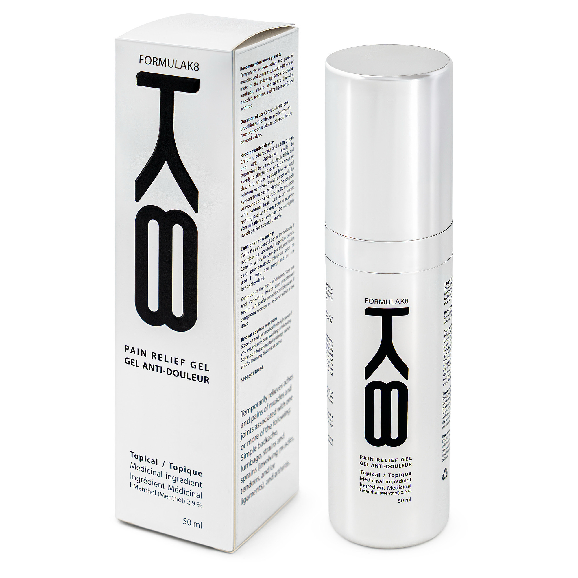 Formula K8 Pain Relief Gel by Formula K8 Wellness